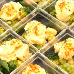 緑野菜のミモザサラダバーニャカウダーソース